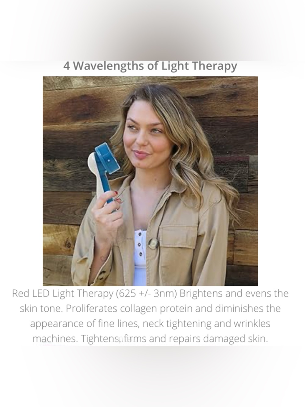 Rejuven Light Nano LED Therapy Device – Blue - Picture 3 of 4